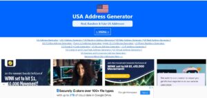 USA address generator