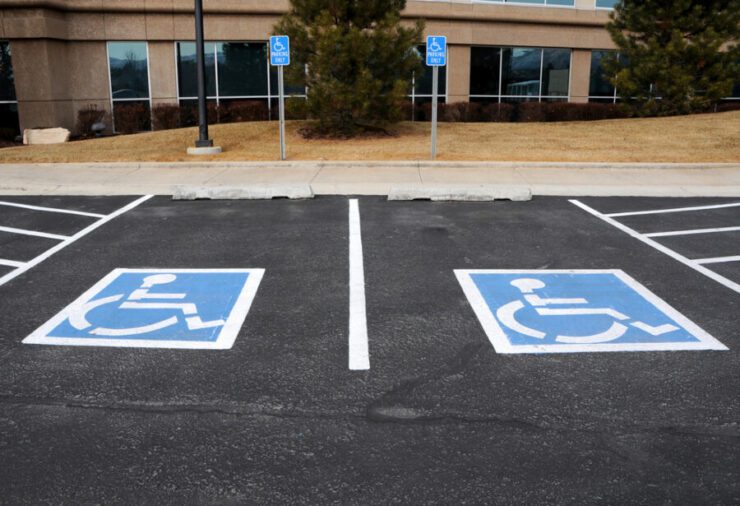 Oakland Arena Handicap Parking Lots